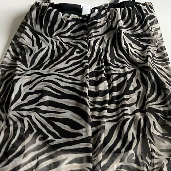 Lauren RALPH LAUREN Plus Size Zebra Print Flyaway One Piece size 18W New - Picture 8 of 13